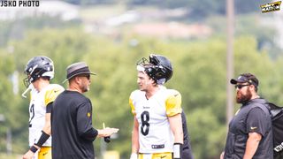 Steelers' Kenny Pickett Nearly Was Benched Following Brutal Loss To Browns; Decided To Fire Matt Canada Instead (Steelers News). Photo by Jordan Schofield / SteelerNation (Twitter / X: @JSKO_PHOTO)